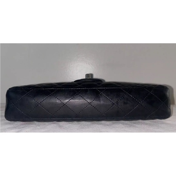 🌟SOLD🌟CHANEL Classic CC East West Quilted Lambskin Shoulder Bag Black - Picture 10 of 14